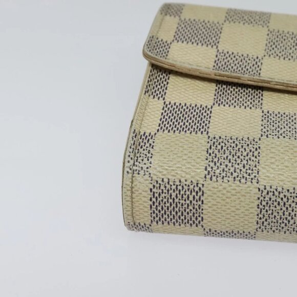 LOUIS VUITTON Damier Azur Portefeuille Alexandra Wallet N63068 LV Auth bs25268 - Picture 8 of 15